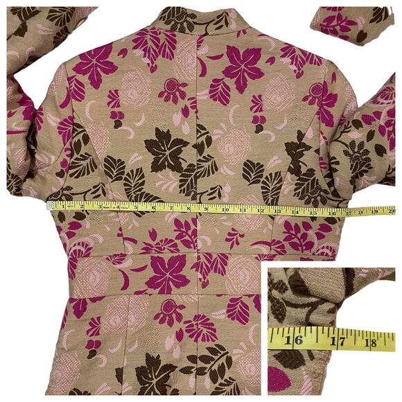 Vintage Liquid Floral Jacket - 6 - Picture 4 of 12